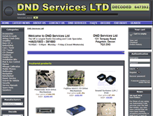 Tablet Screenshot of dndservices.co.uk